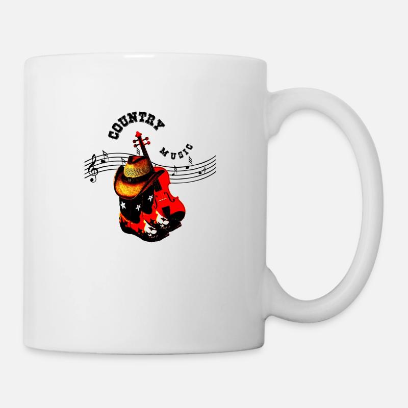 country music - Mug blanc - blanc