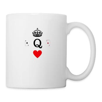 Reine Poker - Tasse - Weiß - Rechts