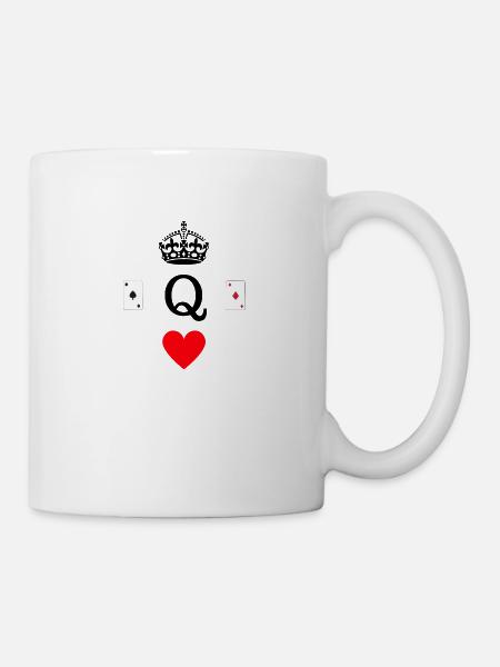 Queen Poker - Mug - white