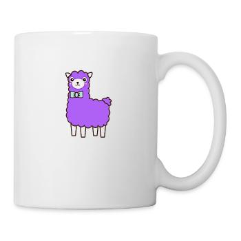 Purple Llama - Mug blanc - blanc - Droite