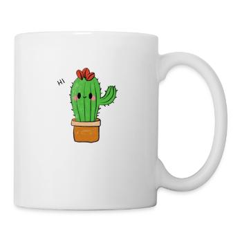 Kawaii cactus - Mug - white - Right