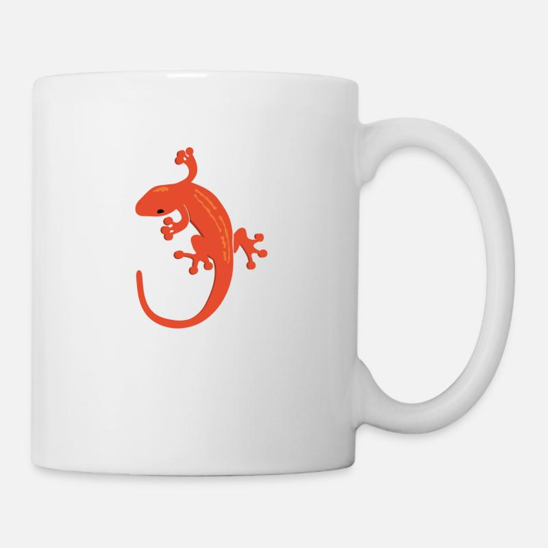 Idée Cadeau Cadeau Lézard Salamandre Gecko - Mug blanc - blanc