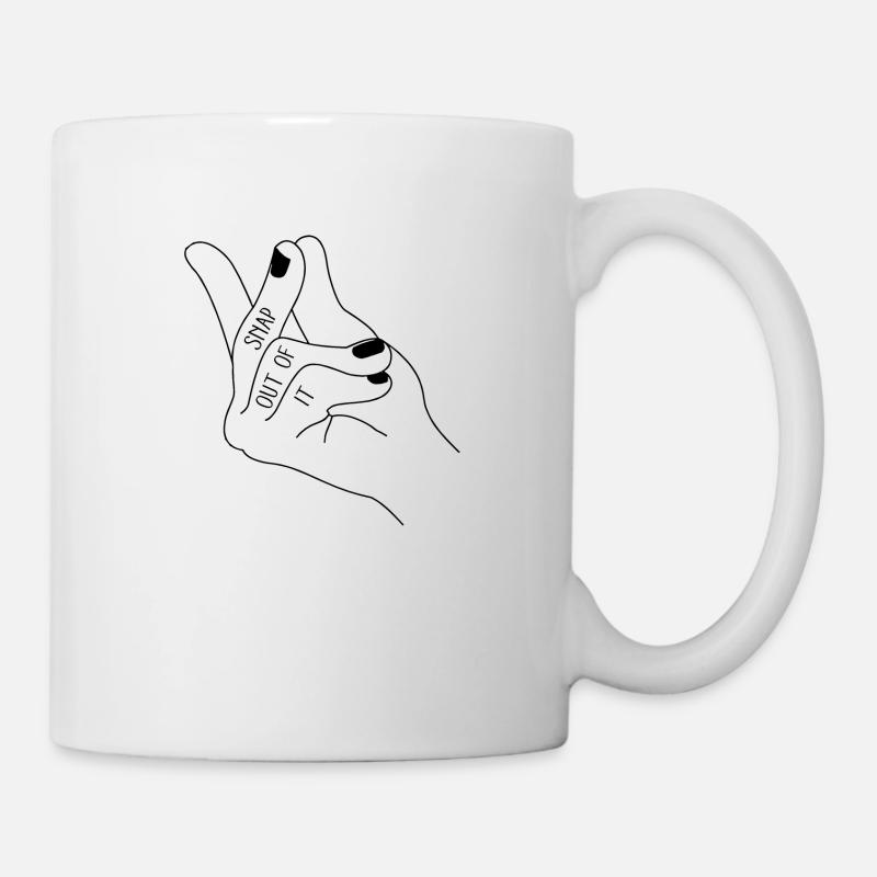 Schnips raus. - Tasse - Weiß