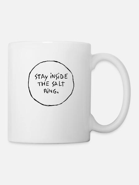 Supernatural - Stay inside the salt ring - Tasse - Weiß