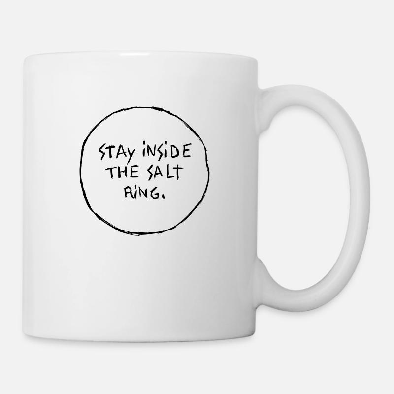 Supernatural - Restez à l'intérieur de la bague de sel - Mug blanc - blanc