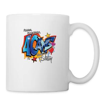 40 ans - Mug blanc - blanc - Droite