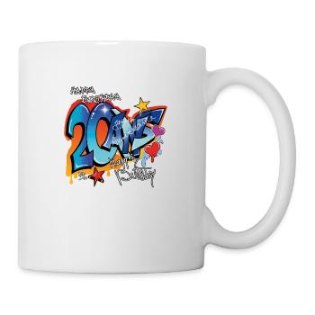 20 ans - Mug blanc - blanc - Droite