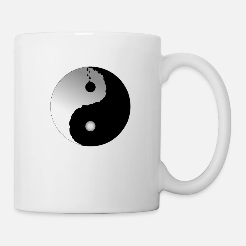 Yin und Yang - Tasse - Weiß