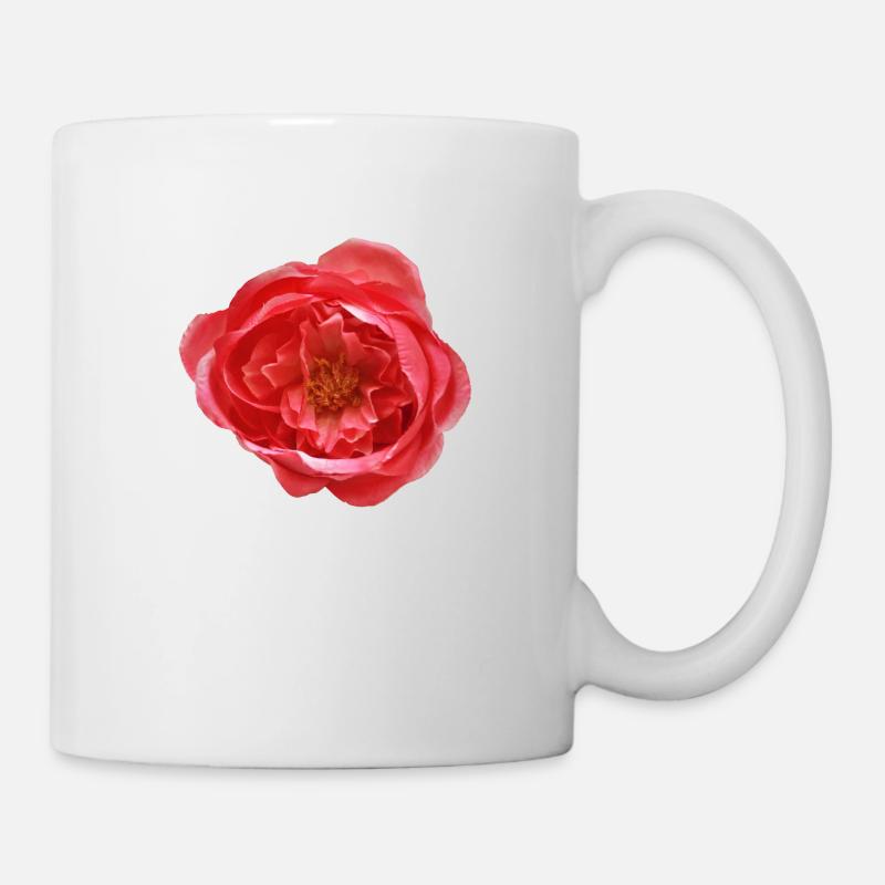 Red rose - Mug - white