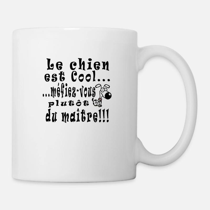 chien_cool_copie - Mug - white