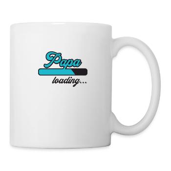 Chargement papa - Mug blanc - blanc - Droite