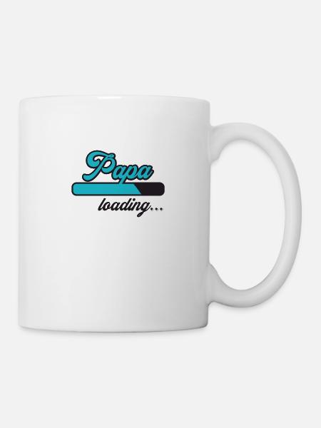 Papa loading - Tasse - Weiß