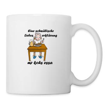 Eine schwäbische Liebeserklärung - Tasse - Weiß - Rechts