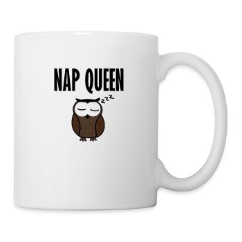 Nap Queen Eule Owl - Tasse - Weiß - Rechts