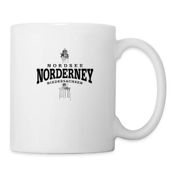 Norderney North Sea (black) - Mug - white - Right