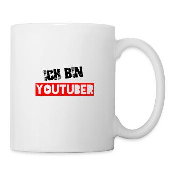 Youtube Youtuber Influencer Vlogger Gamer - Tasse - Weiß - Rechts
