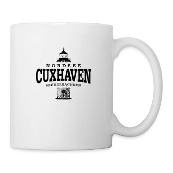 Cuxhaven Nordsee (schwarz) - Tasse - Weiß - Rechts