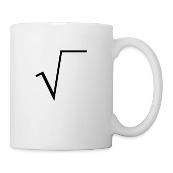 Wurzel, Mathematik - Tasse - Weiß - Rechts