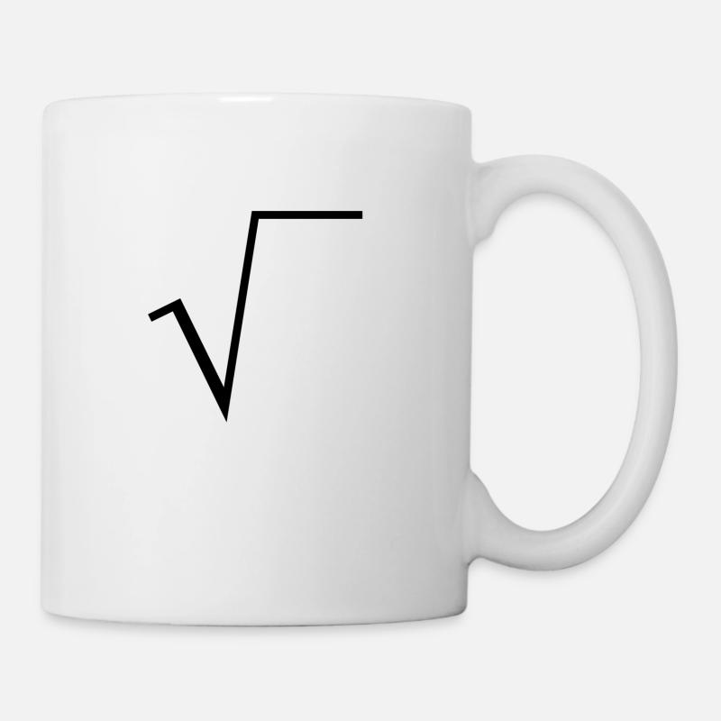 Racine, mathématiques - Mug blanc - blanc