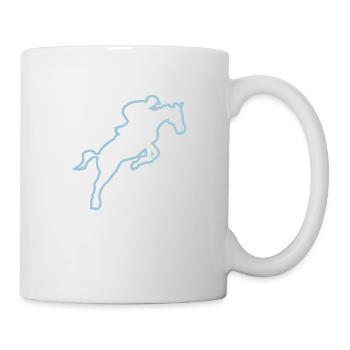 Reiten cavalier13 Hindernis tr - Tasse - Weiß - Rechts