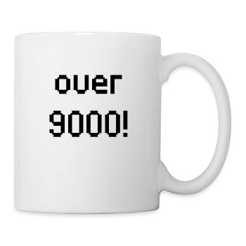 over 9000 - Mug - white - Right