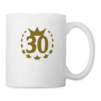 30_goldshirt_real - Mug - white - Right