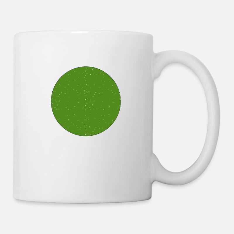 Kreis Grün - Tasse - Weiß