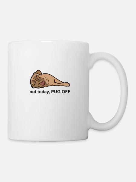 Mops - Tasse - Weiß