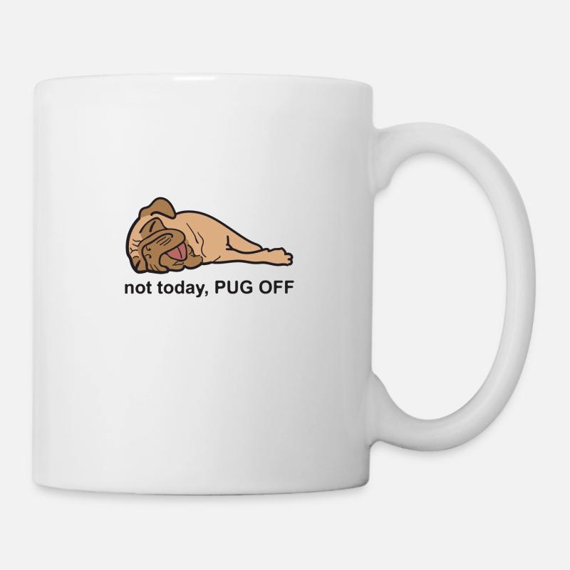 Mops - Tasse - Weiß