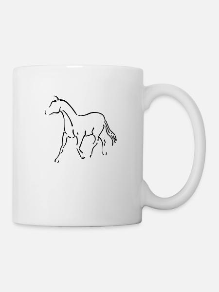Horse - Mug - white