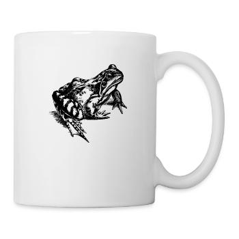 grenouille - Mug blanc - blanc - Droite