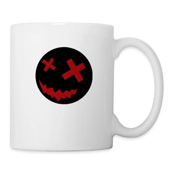 Visage souriant - Mug blanc - blanc - Droite
