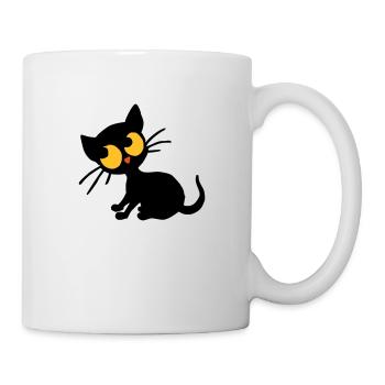 Kätzchen Georgie - Tasse - Weiß - Rechts