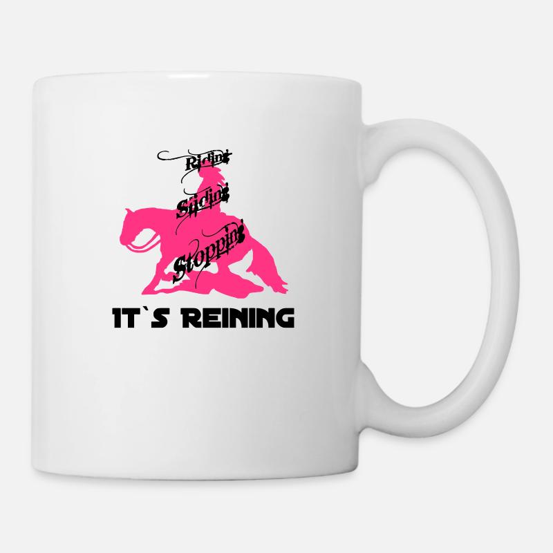 riding_sliding_stopping - Tasse - Weiß