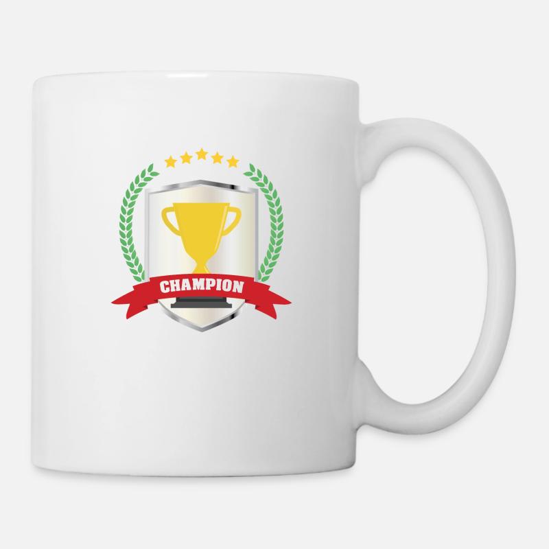 Champion Pokal Trophäe Sieger - Tasse - Weiß