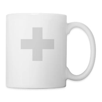 Schweizerkreuz - Tasse - Weiß - Rechts