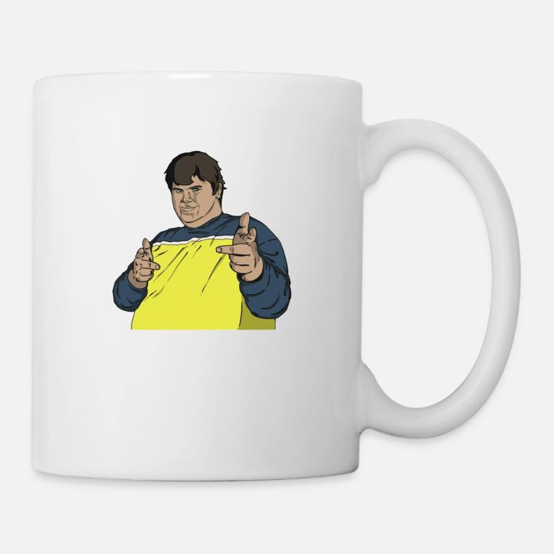 Gros homme - Mug blanc - blanc
