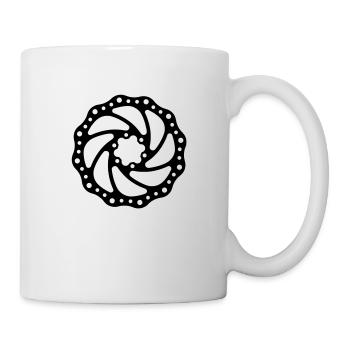 Disque de frein - Mug blanc - blanc - Droite