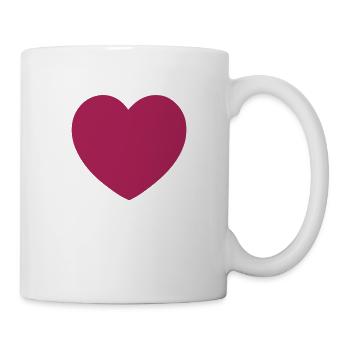 heart-coeur-Herz-corazón symbol - Mug - white - Right