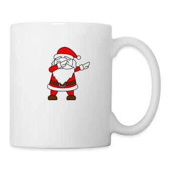 LUSTIGER WEIHNACHTSMANN GESCHENK WEIHNACHTEN - Tasse - Weiß - Rechts