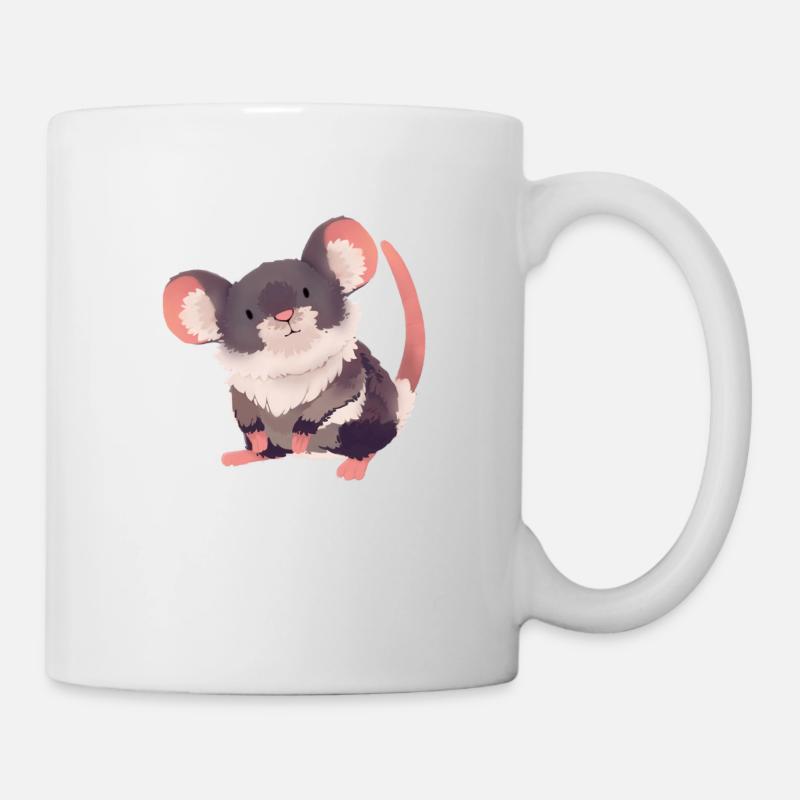 Illustration de la souris - Mug blanc - blanc