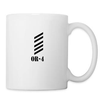 Oberstabsgefreiter OR-4 - Tasse - Weiß - Rechts