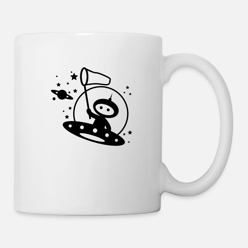 Cosmonaute Sternenfänger - Mug blanc - blanc
