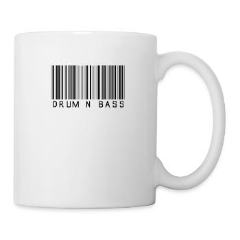 Drum and Bass shirt - Tasse - Weiß - Rechts