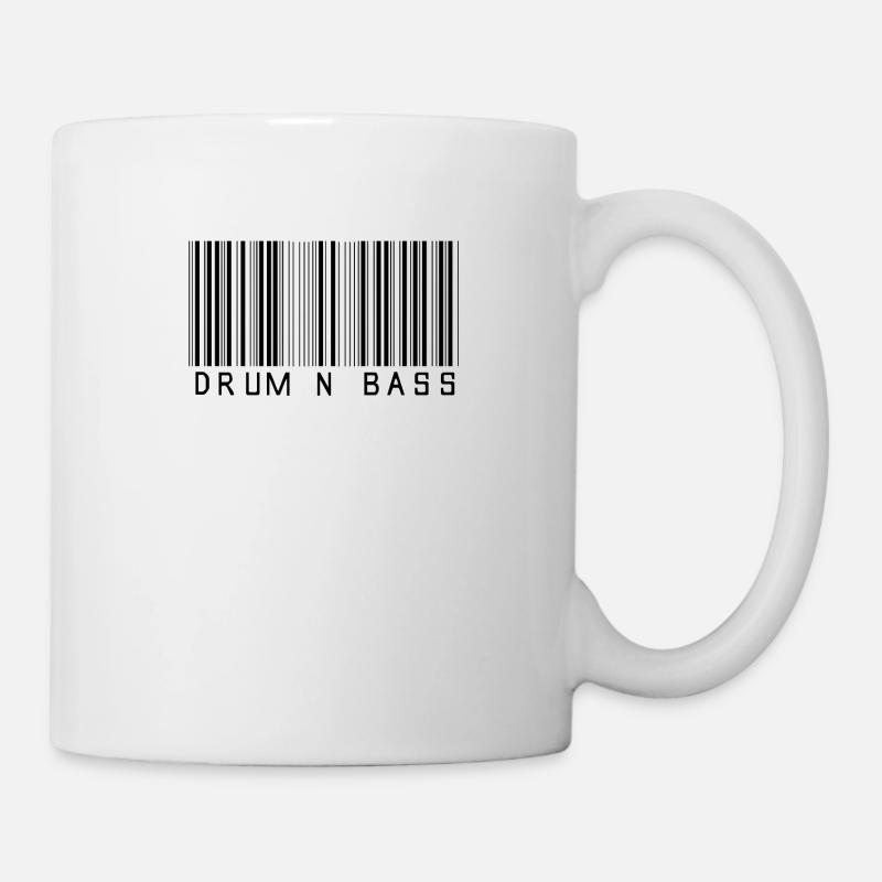 Drum and Bass shirt - Mug blanc - blanc