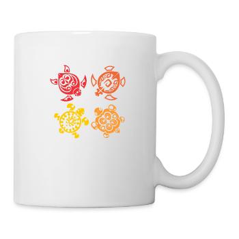 SCHILDKROETEN SHIRT TOLLE GESCHENKIDEE - Tasse - Weiß - Rechts
