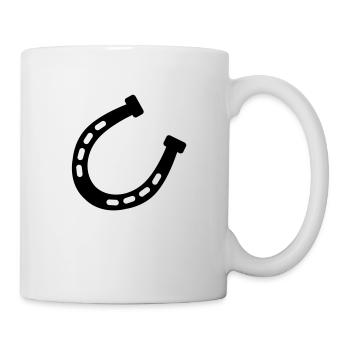 pferde_hufe__f1 - Mug blanc - blanc - Droite