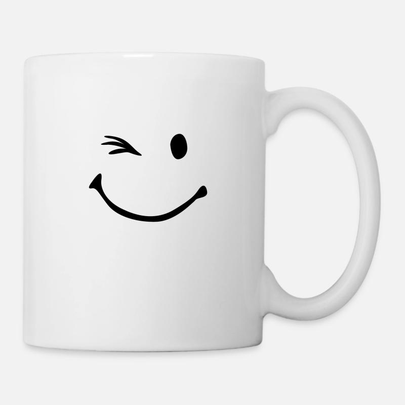 clin d'œil - Mug blanc - blanc
