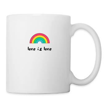 love is love Rainbow Gay Pride - Mug - white - Right