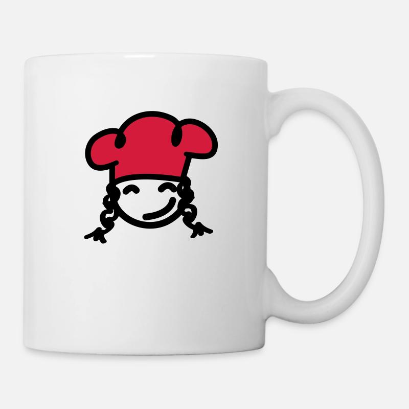 Köchin Mädchen - Tasse - Weiß
